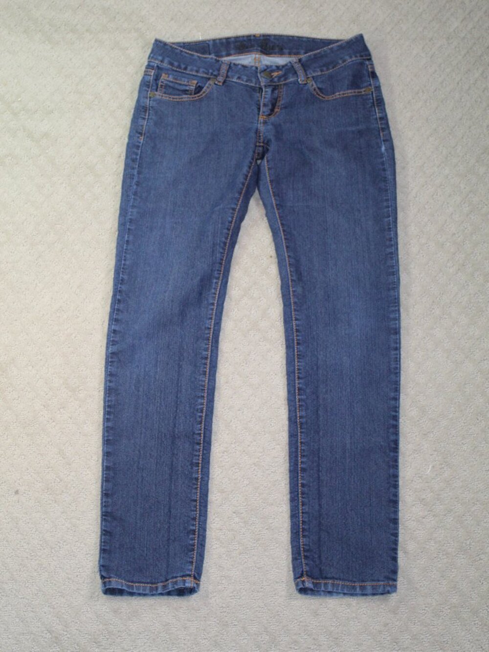 Shasa Jeans Size 6 Low Rise Straight Leg Stretch Blue Jeans